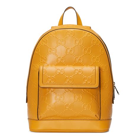 gucci yellow backpack